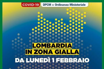 Da Lunedi 1 Febbraio A Lombardia E In Zona Gialla Comune Di Noviglio
